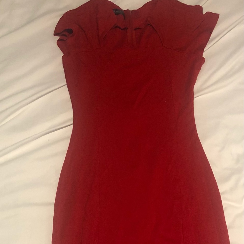 Red dress from Amika Fashion